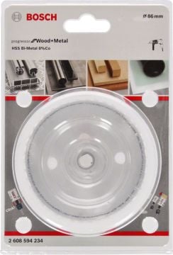 Bosch Progressor Metal ve Ahşap Delik Açma Testeresi 86 mm - 2608594234