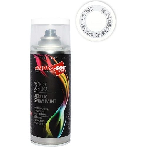Ambro-Sol Ambro-Sol Sprey Boya Trafik Beyaz B9016 400 Ml