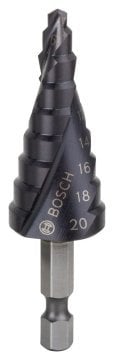 Bosch Spiral Kanallı HSS-AlTiN 9 Kademeli Matkap Ucu Altıgen Şaft Ø4-20 mm - 2608588070