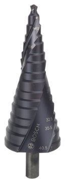 Bosch Spiral Kanallı HSS-AlTiN 16 Kademeli Matkap Ucu Üç Yüzeyli Şaft M10 - M40 - 2608588071
