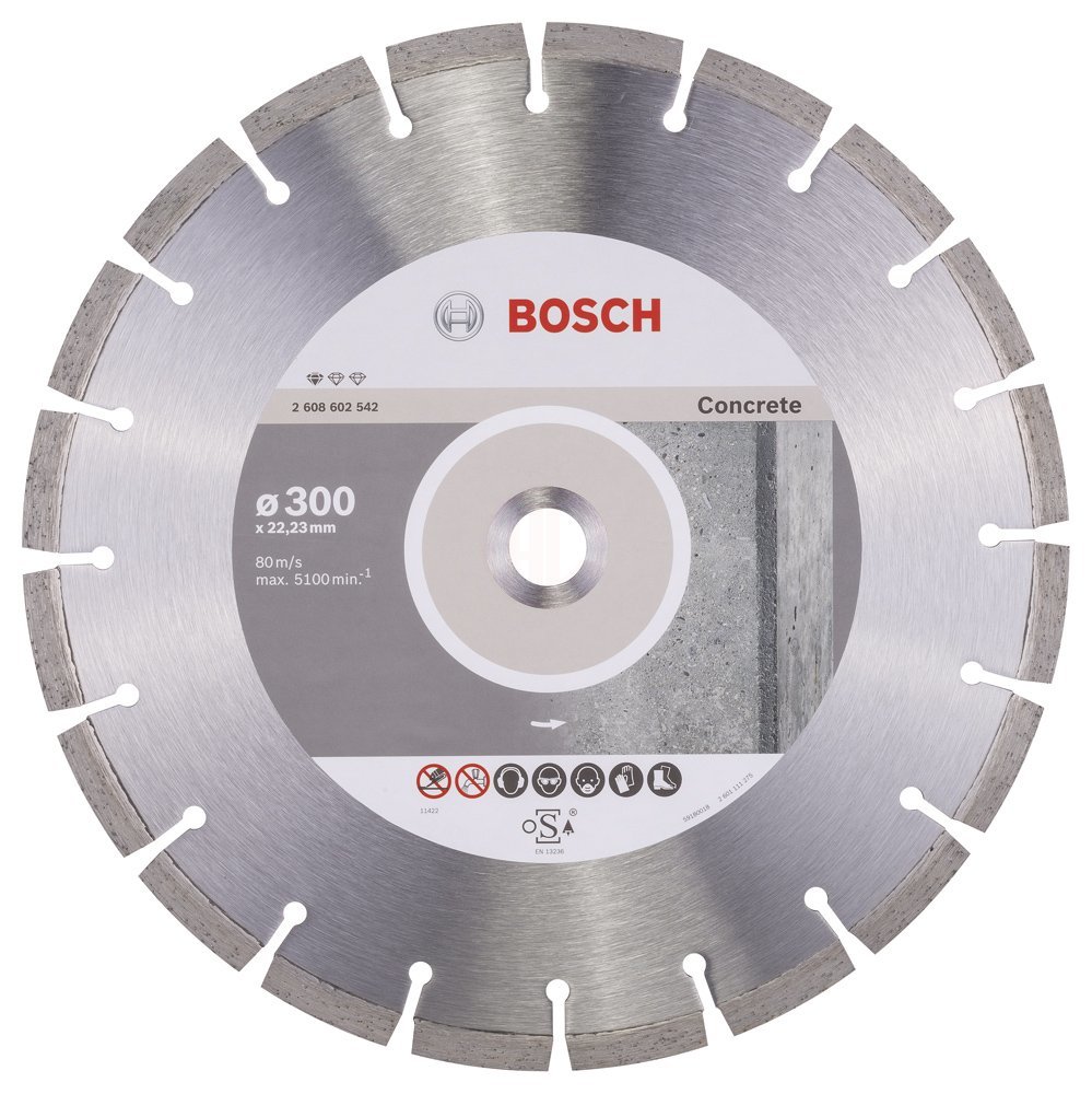 Bosch Elmas Kesme Diski Standard For Concrete 300x22,23 mm - 2608602542