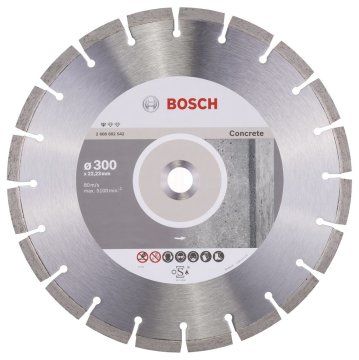 Bosch Elmas Kesme Diski Standard For Concrete 300x22,23 mm - 2608602542