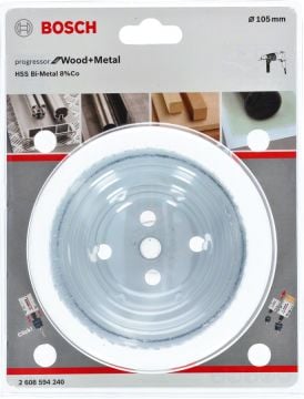 Bosch Progressor Metal ve Ahşap Delik Açma Testeresi 105 mm - 2608594240