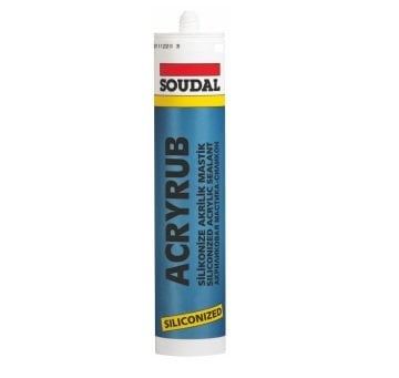 Soudal ACRYRUB SİLİKONİZE MASTİK 600 ML SOSİS GRİ - 417603