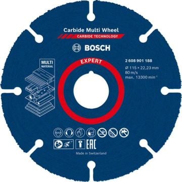 Bosch Kesme Diski Carbide Multi Wheel Expert 115 mm - 2608901188