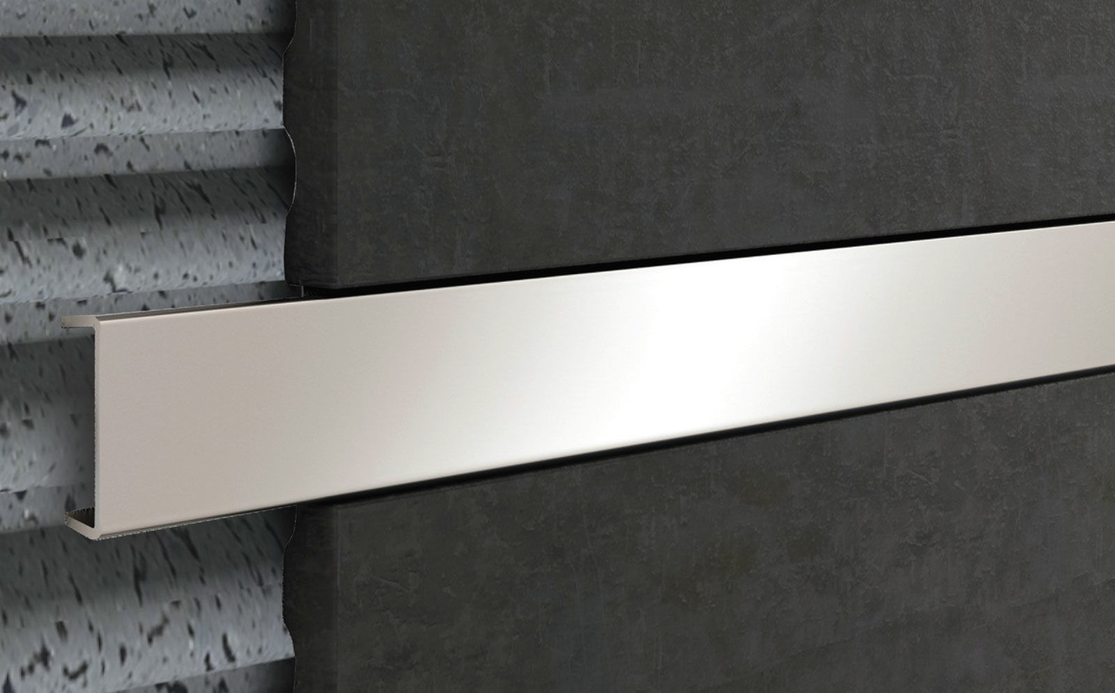 Say Plastik İnox 304 Paslanmaz Bordür Profil 15 Mm Satine