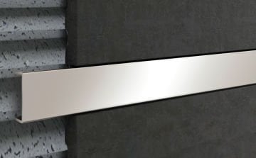 Say Plastik İnox 304 Paslanmaz Bordür Profil 15 Mm Satine