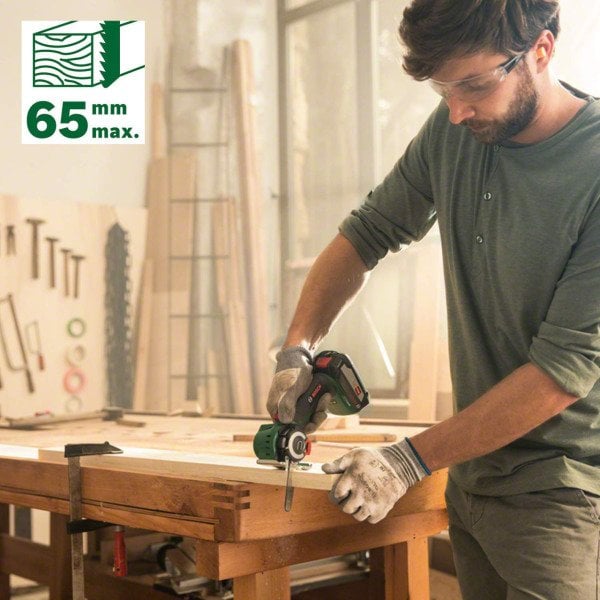 Bosch Akülü NanoBlade Testere Makinesi AdvancedCut 18 (1 x 2,5 Ah Akü) - 06033D5101