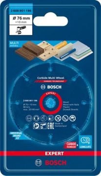 Bosch Kesme Diski Carbide Multi Wheel Expert 76 mm - 2608901196