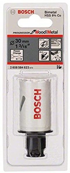 Bosch METAL VE AHŞAP DELİK AÇMA TESTERESİ 30 MM PROGRESSOR METAL VE AHŞA - 2608584623