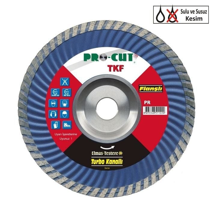 Procut Turbo Kanallı Testere Flanşlı 180 Tke - PRC51122