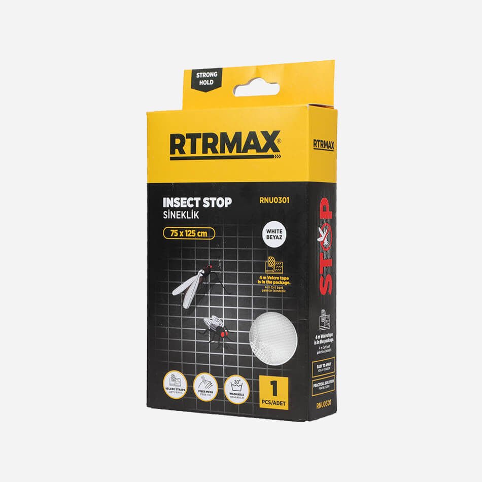 Rtrmax RNU0302 Yapışkanlı Sineklik 125 Cm x 1,50 Mt