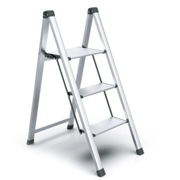 Çağsan Troya 3 Basamaklı Katlanır Alüminyum Merdiven