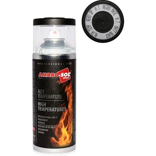 Ambro-Sol Ambro-Sol Sprey Boya Siyah Yüksek Isıya Dayanıklı Bh9005M 400 Ml