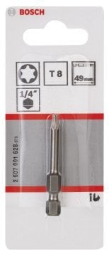 Bosch Vidalama Ucu Extra Hard T8x49 mm (1 Adet) - 2607001628