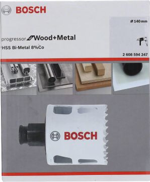 Bosch Progressor Metal ve Ahşap Delik Açma Testeresi 140 mm - 2608594247