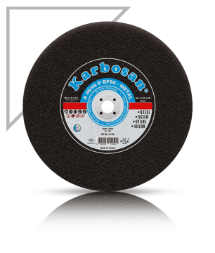 Karbosan Metal Sabit Tezgah Kesme Disk T41 Düz 350x3,5x25,4 mm A 30/36 P BF80 - KAR910860