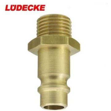 LÜDECKE ES 14 NA Stoper Uç (1/4 İnç Erkek)