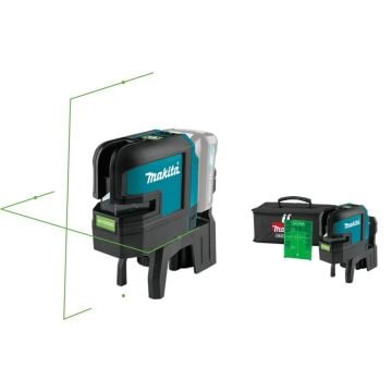 Makita 4 Nokta Yeşil Çapraz Çizgi Lazeri (Akülü) - MAKSK106GDZ