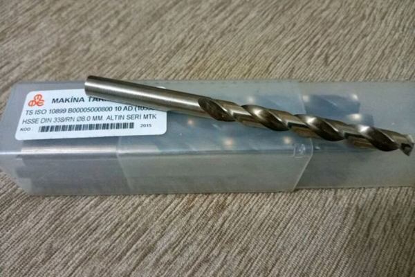 MTE Silindirik Saplı Kısa Metal Matkap Ucu HSS-E DIN 338 RN Altın Seri 3,2x65 mm