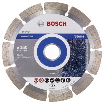 Bosch Elmas Kesme Diski Standard For Stone 150x22,23 mm - 2608602599