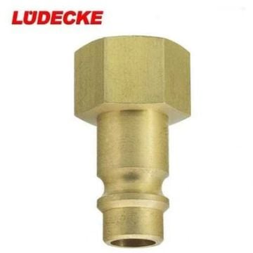 LÜDECKE ES 14 NI Stoper Uç (1/4 İnç Dişi)