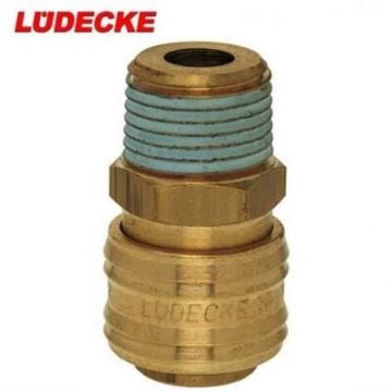 LÜDECKE ES 38 A Stoper Gövde (3/8 İnç Erkek)