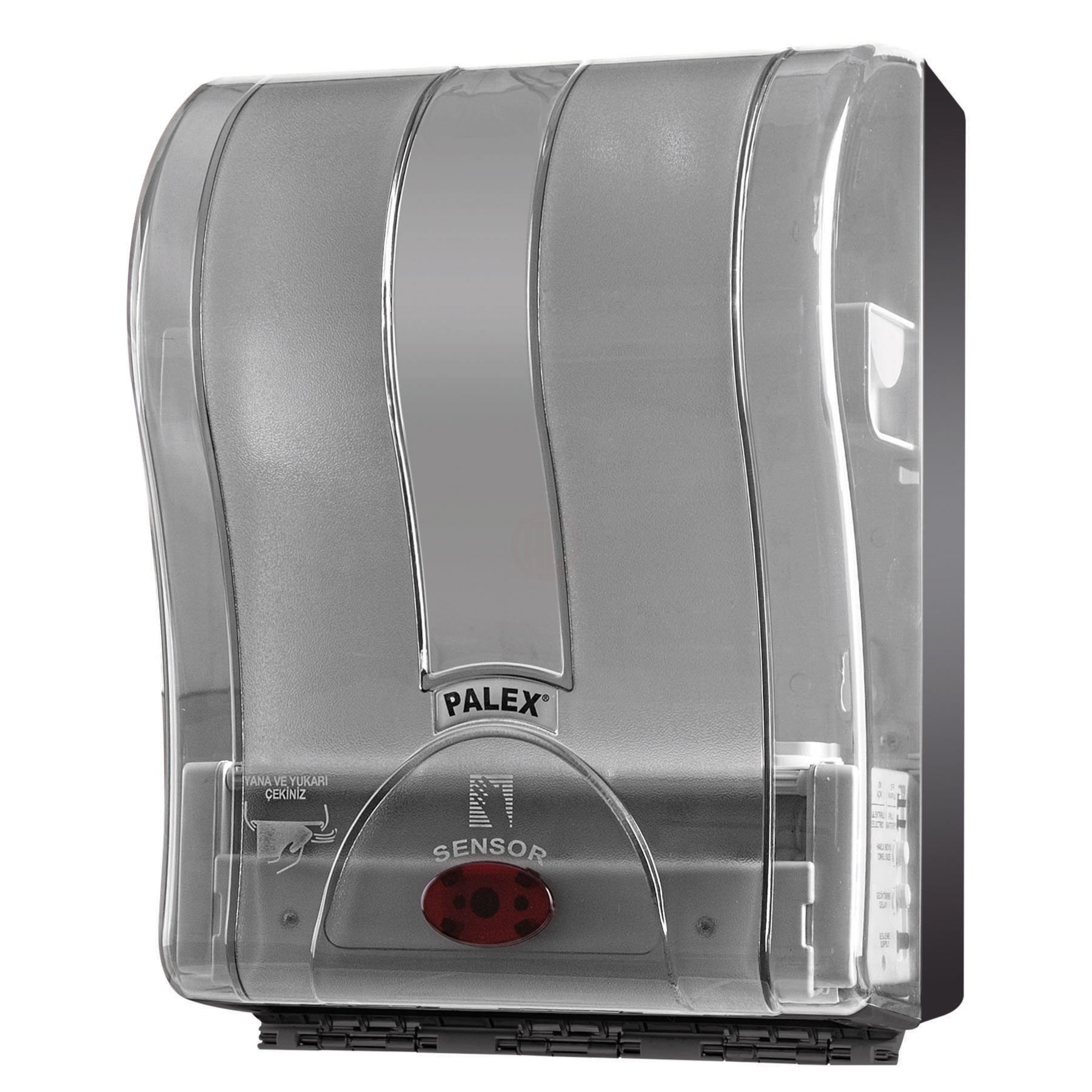 Palex Prestij Otomatik Havlu Dispenseri 21 Cm Şeffaf Füme - 3491-2
