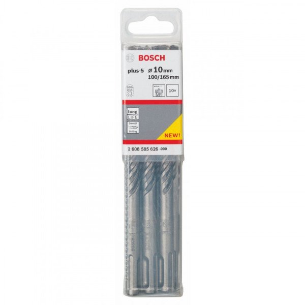 Bosch SDS-PLUS S4L 10x160 MM 10 LU - 2608585626