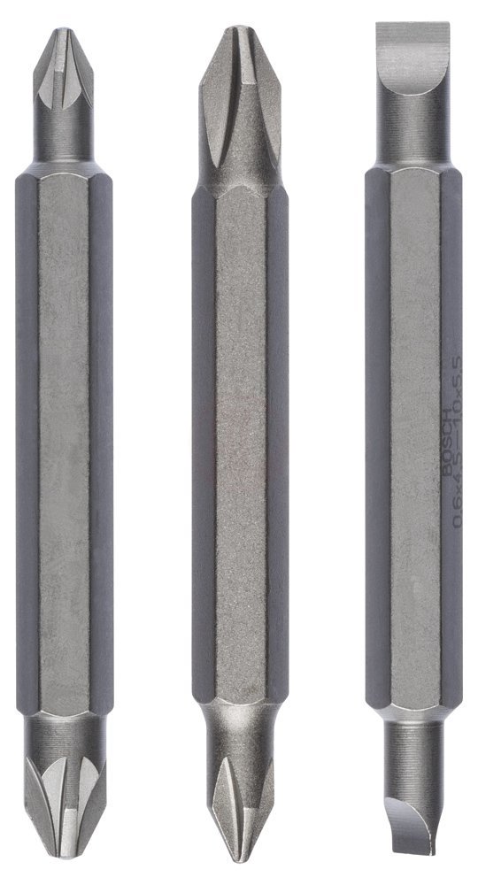 Bosch Vidalama Ucu Çift Taraflı Extra Hard Set PH12/PZ12/S-Sx60 mm (3 Parça) - 2607001745