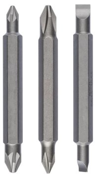 Bosch Vidalama Ucu Çift Taraflı Extra Hard Set PH12/PZ12/S-Sx60 mm (3 Parça) - 2607001745