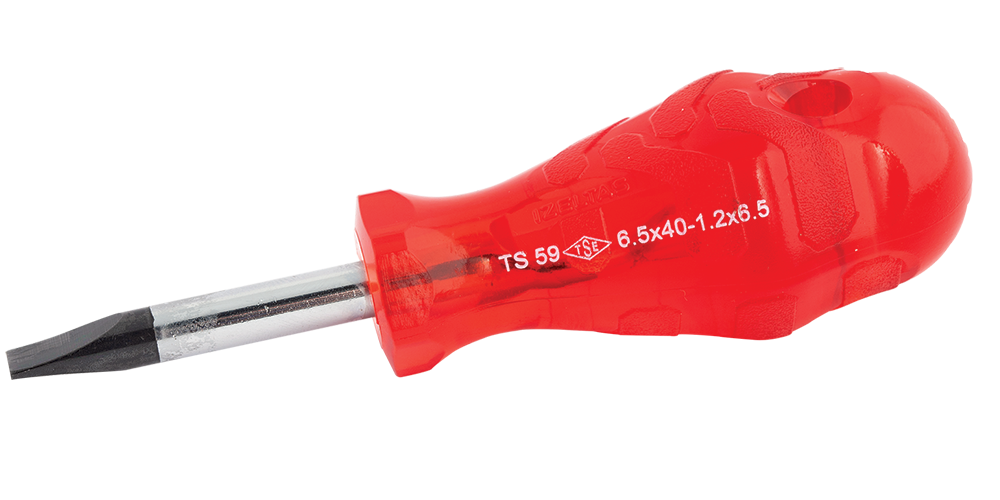 İzeltaş Düz Uçlu Topaç Tornavida Kraft Seri 5,5x25 mm