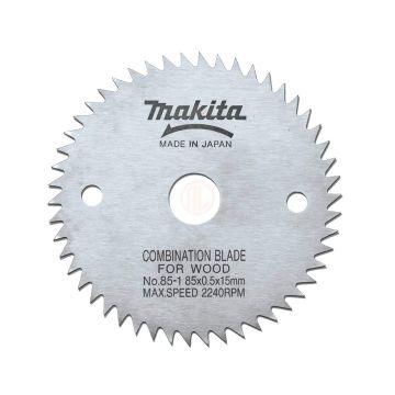 Makita Profesyonel Ahşap Daire Testere 85x15 mm 50 Diş (Eğik-ATB) (792259-0)