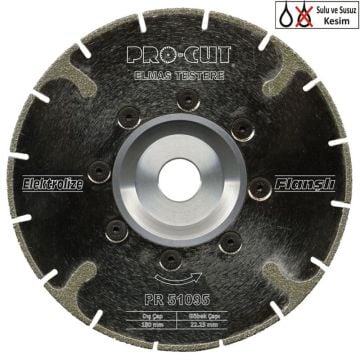 Procut Elekrolize Testere Flanşlı125 Ece - PRC51094