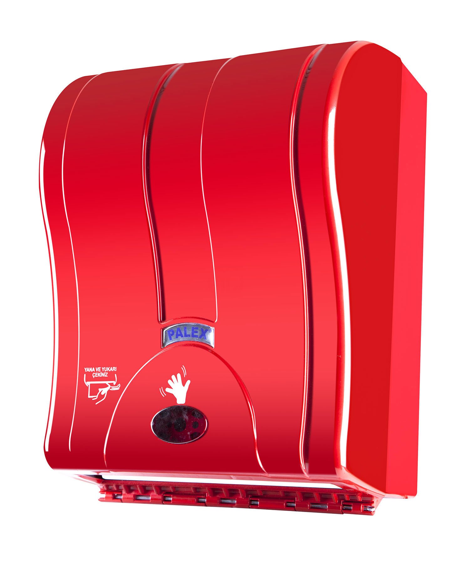 Palex Prestij Otomatik Havlu Dispenseri 21 Cm Kırmızı - 3491-B