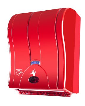 Palex Prestij Otomatik Havlu Dispenseri 21 Cm Kırmızı - 3491-B