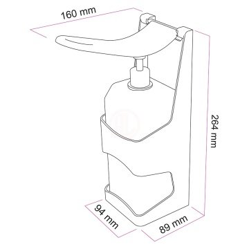 Flosoft F295 El Dezenfektan Aparatı 1000 ml