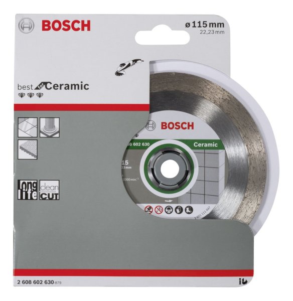 Bosch Seramik Kesmek İçin Elmas Bıçak 115 Mm (Best) Best For Ceramic - 2608602630