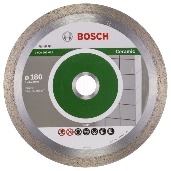 Bosch Seramik Kesmek İçin Elmas Bıçak 180 Mm (Best) Best For Ceramic - 2608602633