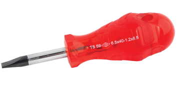 İzeltaş Düz Uçlu Topaç Tornavida Kraft Seri 6,5x40 mm