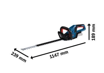 Bosch Çit Budama Makinesi GHE 18V-60 (Aküsüz) - 06008C9000