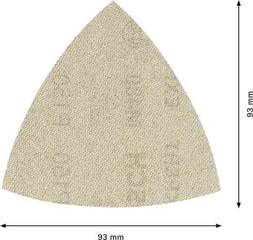 Bosch Ağ Zımpara Expert M480 93x93 mm 150 Kum (5 Adet) - 2608900719