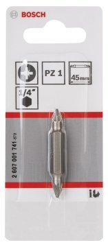 Bosch Vidalama Ucu Çift Taraflı Extra Hard PZ1-PZ1x45 mm (1 Adet) - 2607001741