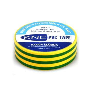 KNC P.v.c. Elektrikçi Bandı (sarı/yeşil)