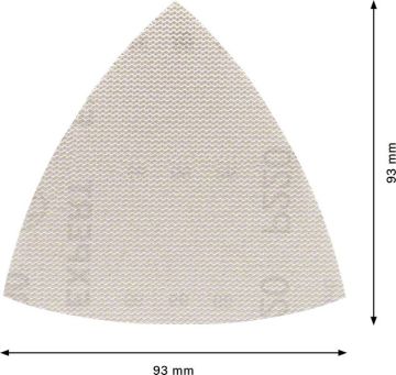 Bosch Ağ Zımpara Expert M480 93x93 mm 220 Kum (5 Adet) - 2608900721