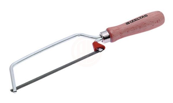 İzeltaş Kıl Testere Kolu Ağaç Saplı 150 mm