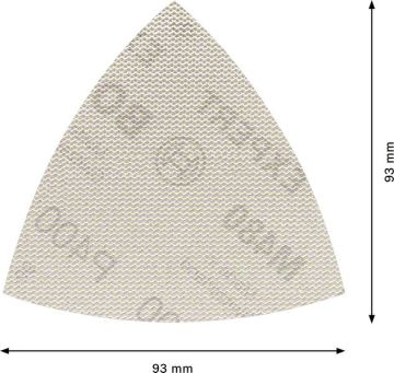 Bosch Ağ Zımpara Expert M480 93x93 mm 400 Kum (5 Adet) - 2608900724