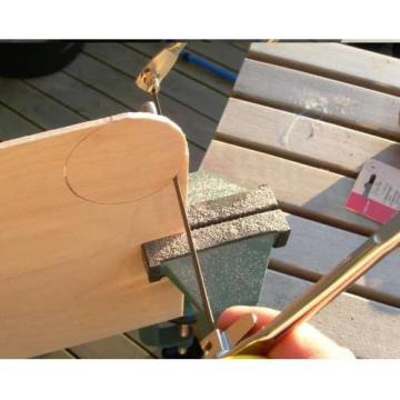 İzeltaş Kıl Testere Kolu Ağaç Saplı 150 mm