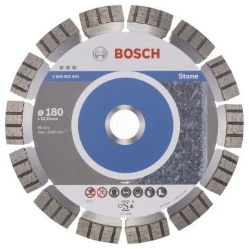 Bosch Elmas Kesme Diski Best For Stone 180x22,23 mm - 2608602644