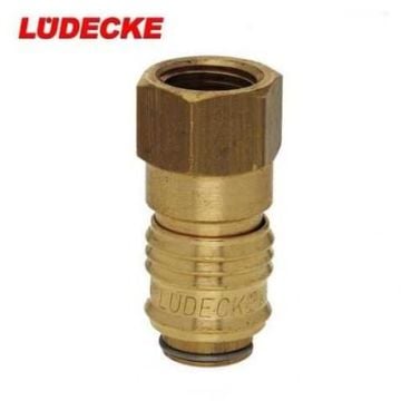 LÜDECKE ESM 14 I Mini Stoper Gövde (1/4 İnç Dişi)